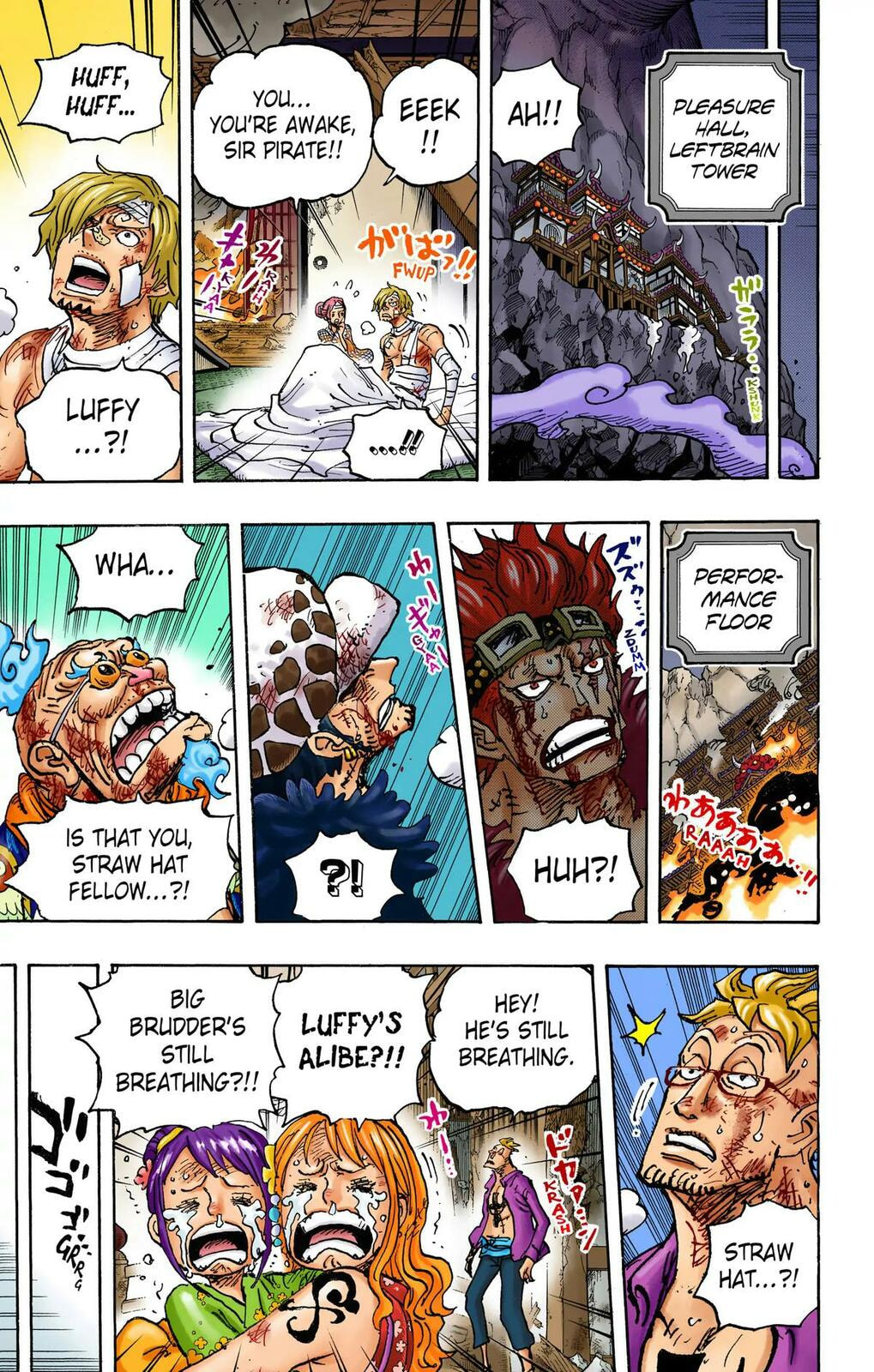 Read One Piece (Colored) chapter 1044 image 2 on Lezhin