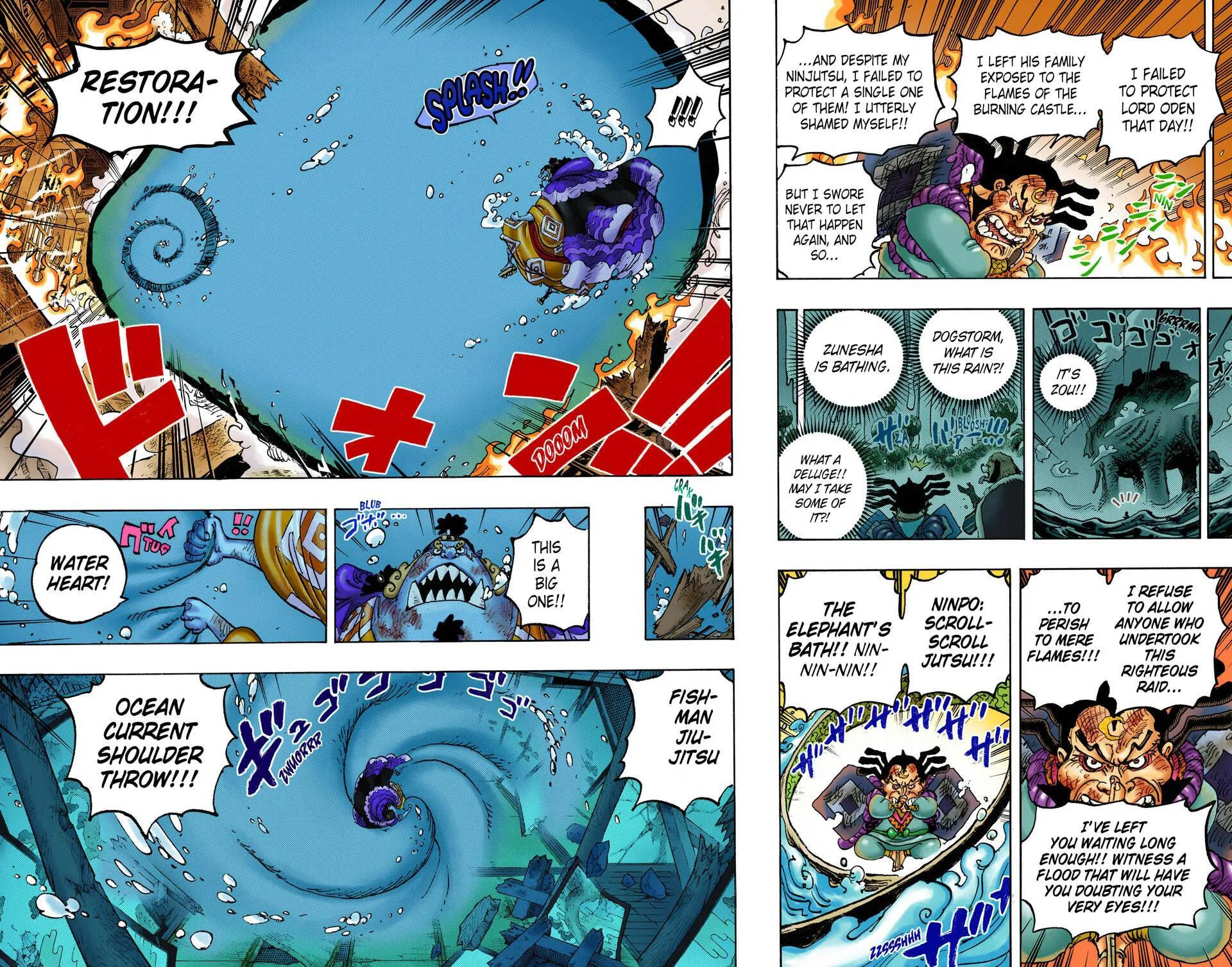 Read One Piece (Colored) chapter 1046 image 10 on Lezhin