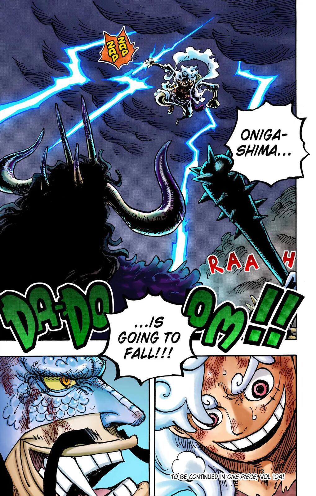 Read One Piece (Colored) chapter 1046 image 14 on Lezhin