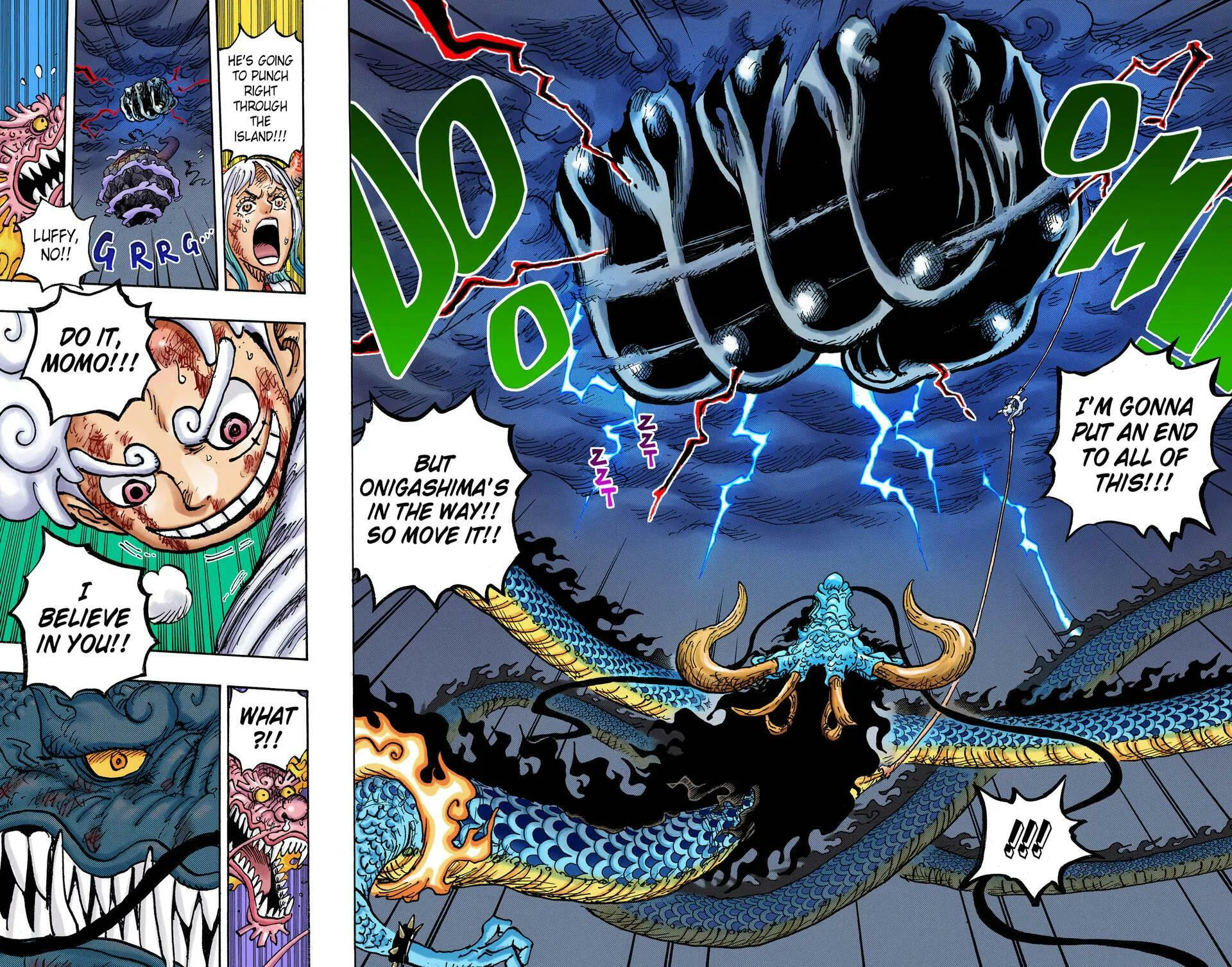 Read One Piece (Colored) chapter 1047 image 22 on Lezhin