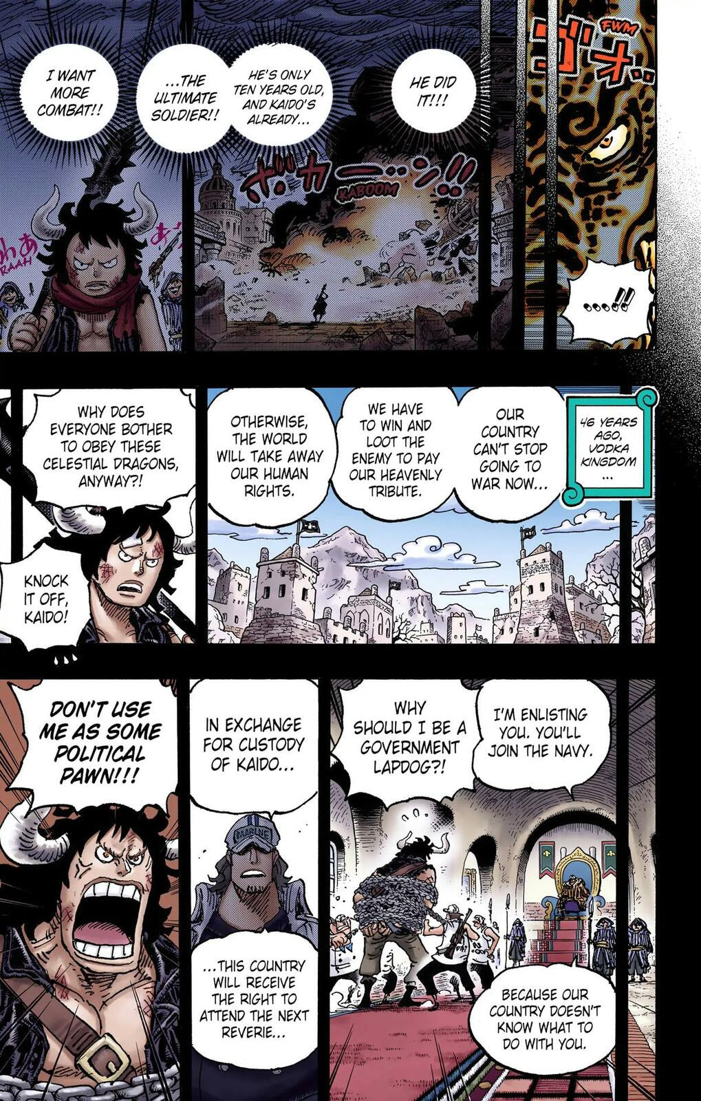 Read One Piece (Colored) chapter 1049 image 2 on Lezhin