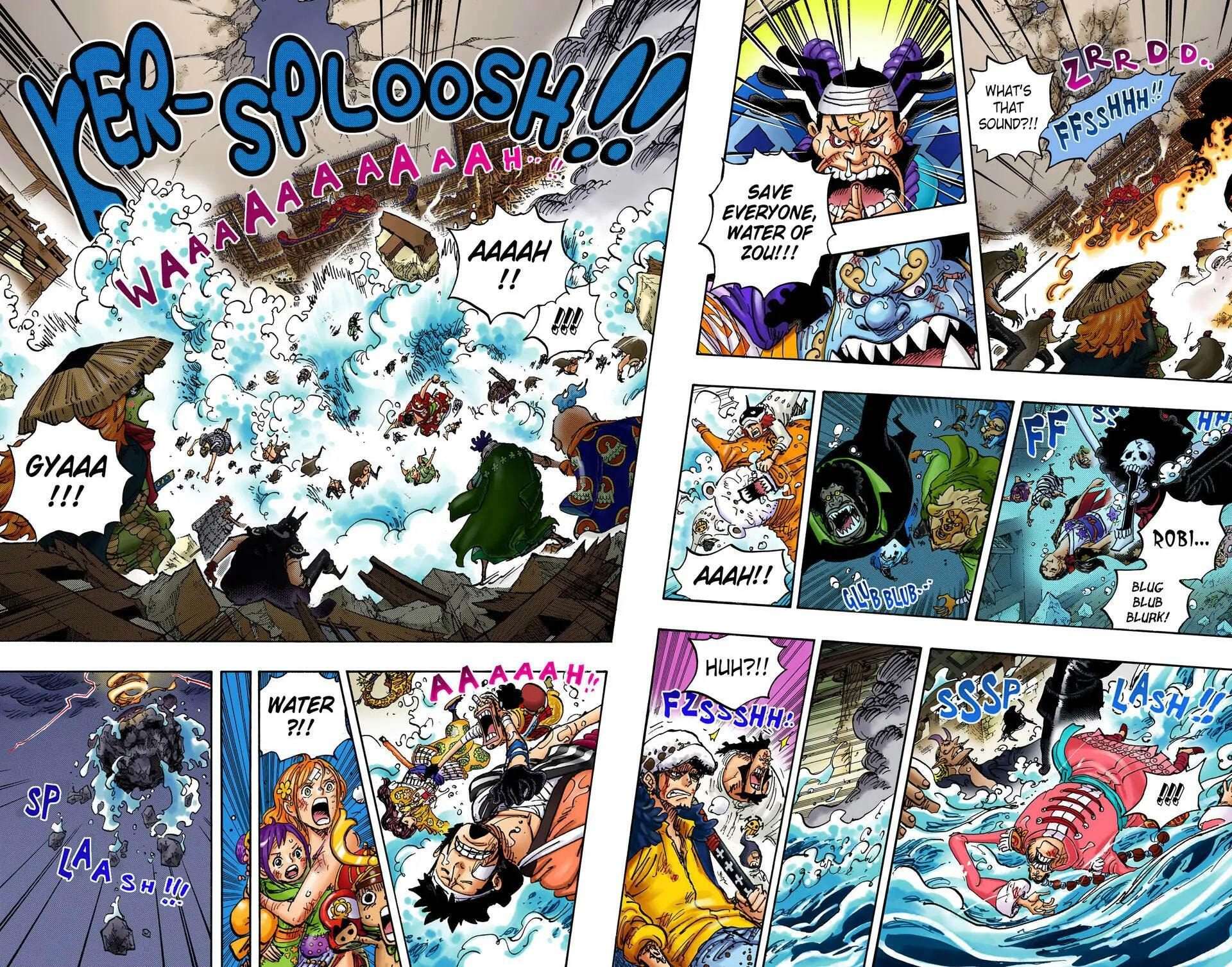 Read One Piece (Colored) chapter 1049 image 7 on Lezhin