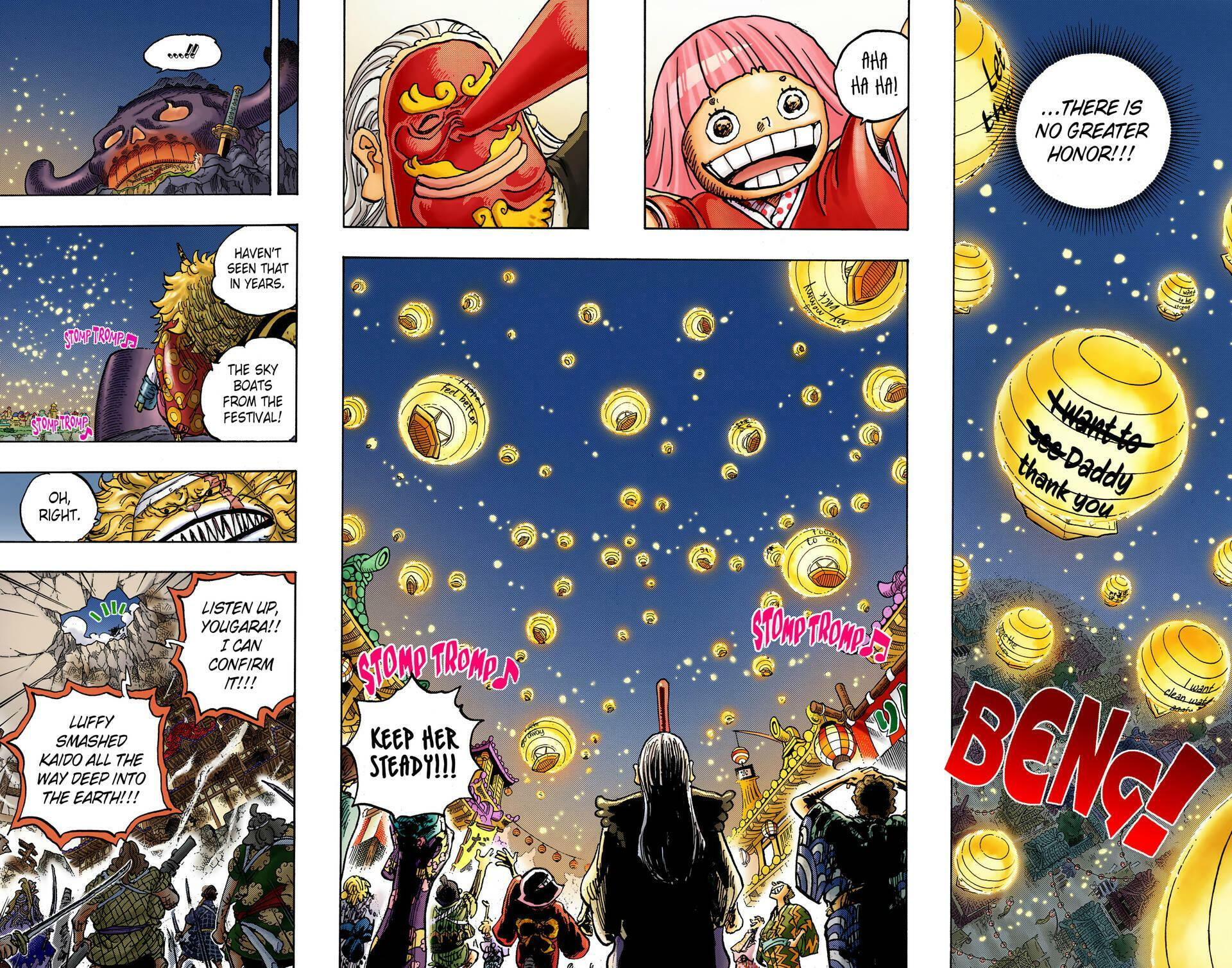 Read One Piece (Colored) chapter 1050 image 5 on Lezhin