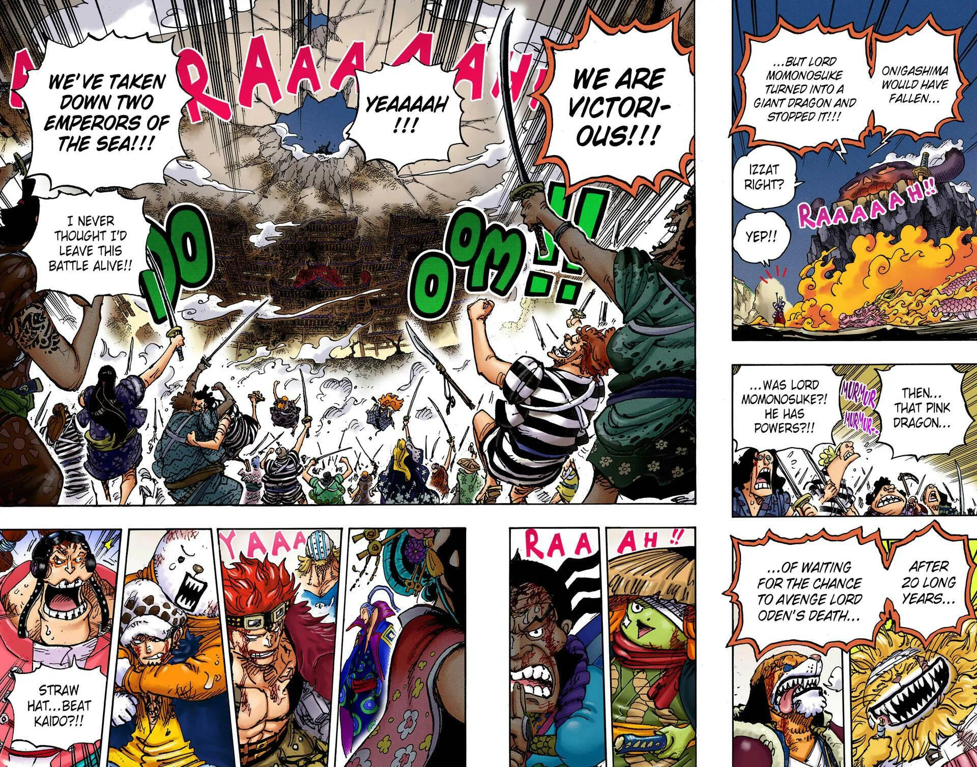 Read One Piece (Colored) chapter 1050 image 6 on Lezhin