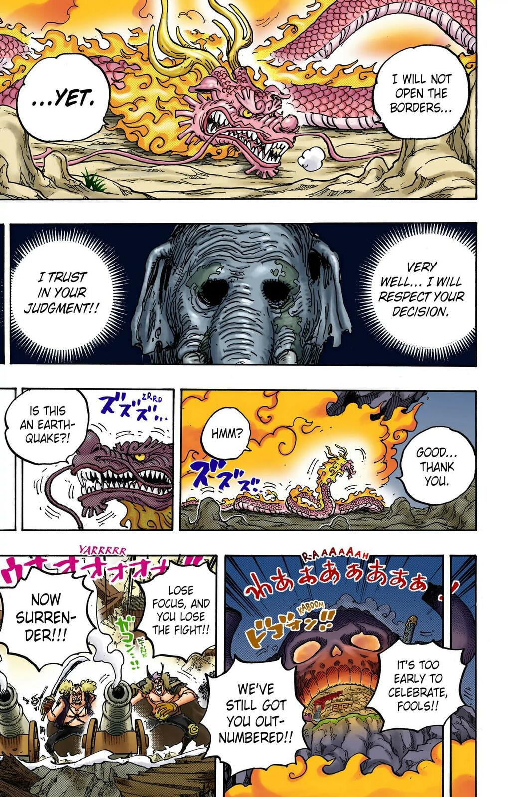 Read One Piece (Colored) chapter 1050 image 8 on Lezhin