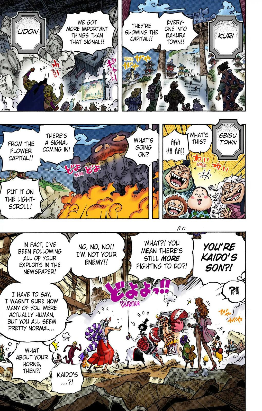 Read One Piece (Colored) chapter 1051 image 4 on Lezhin