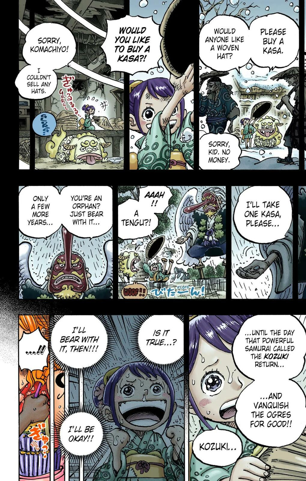 Read One Piece (Colored) chapter 1051 image 9 on Lezhin