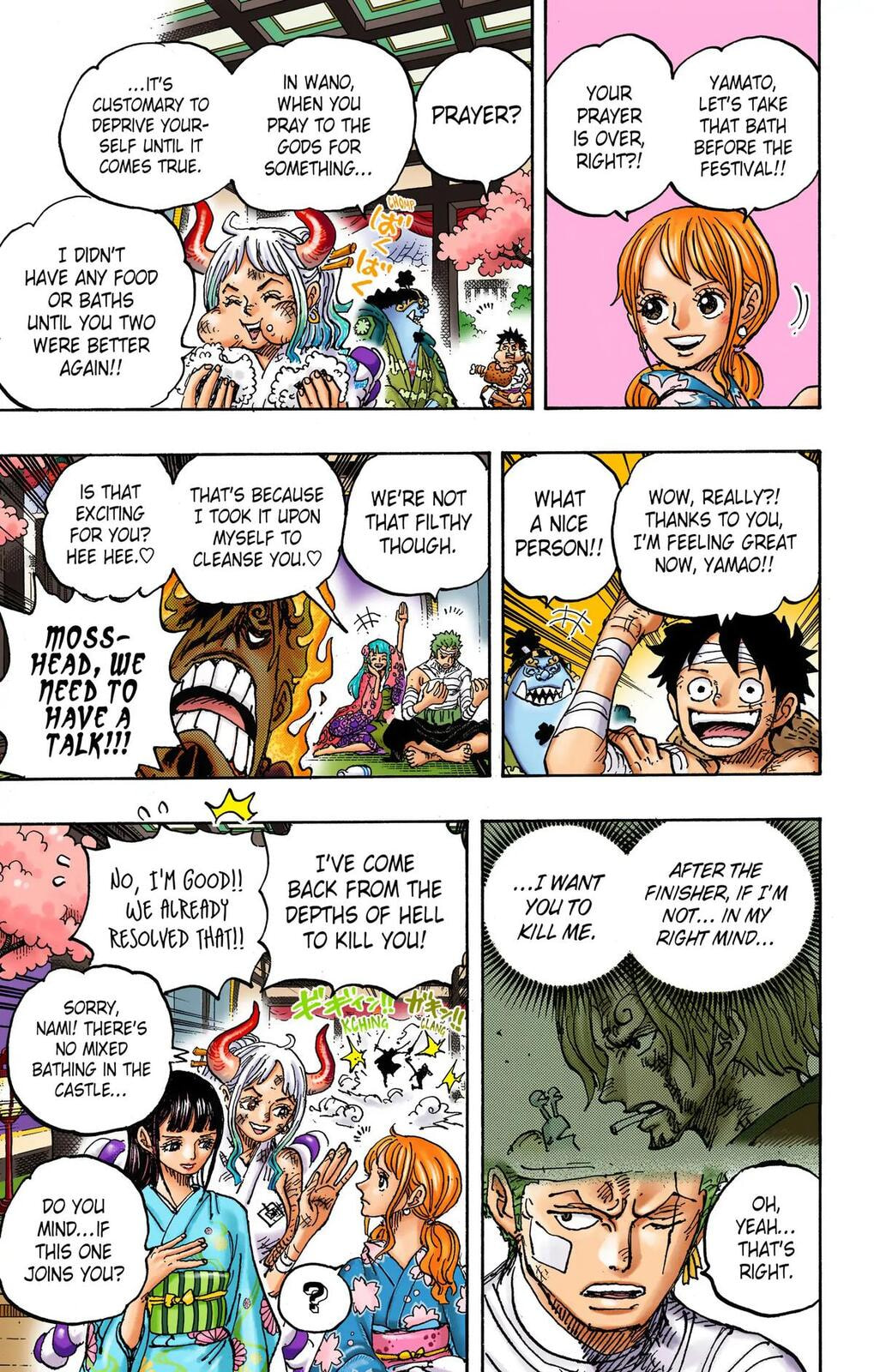 Read One Piece (Colored) chapter 1052 image 11 on Lezhin