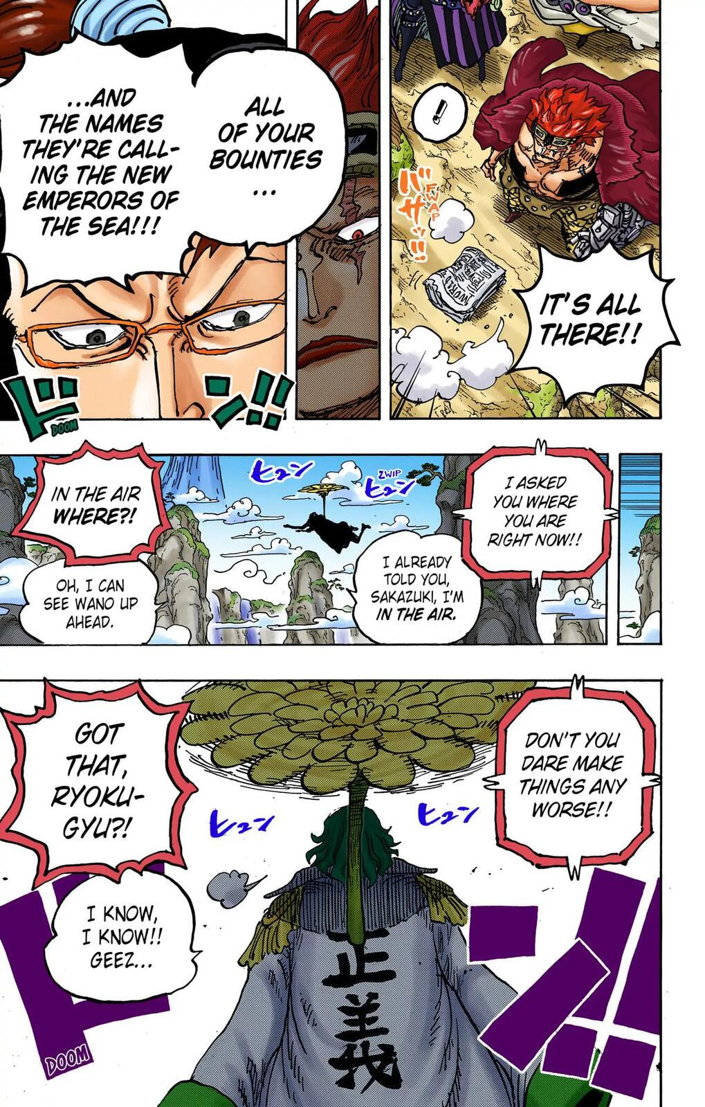Read One Piece (Colored) chapter 1052 image 14 on Lezhin