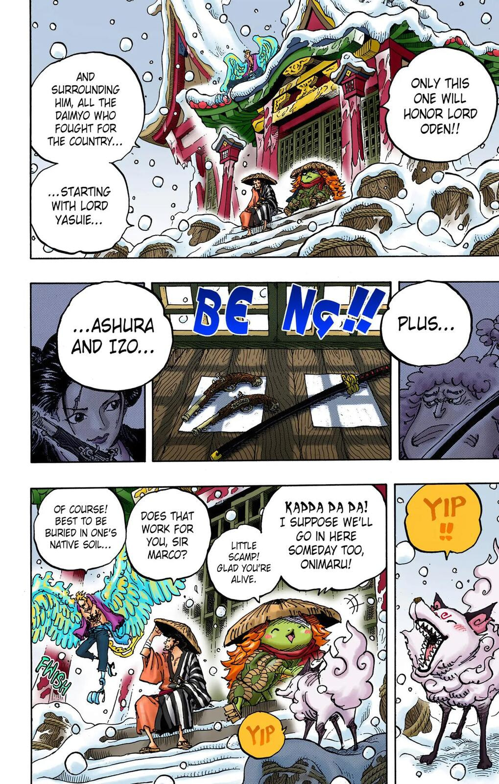 Read One Piece (Colored) chapter 1052 image 7 on Lezhin