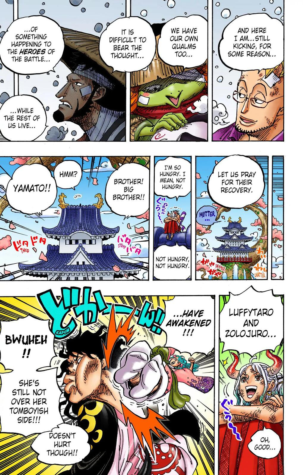 Read One Piece (Colored) chapter 1052 image 8 on Lezhin