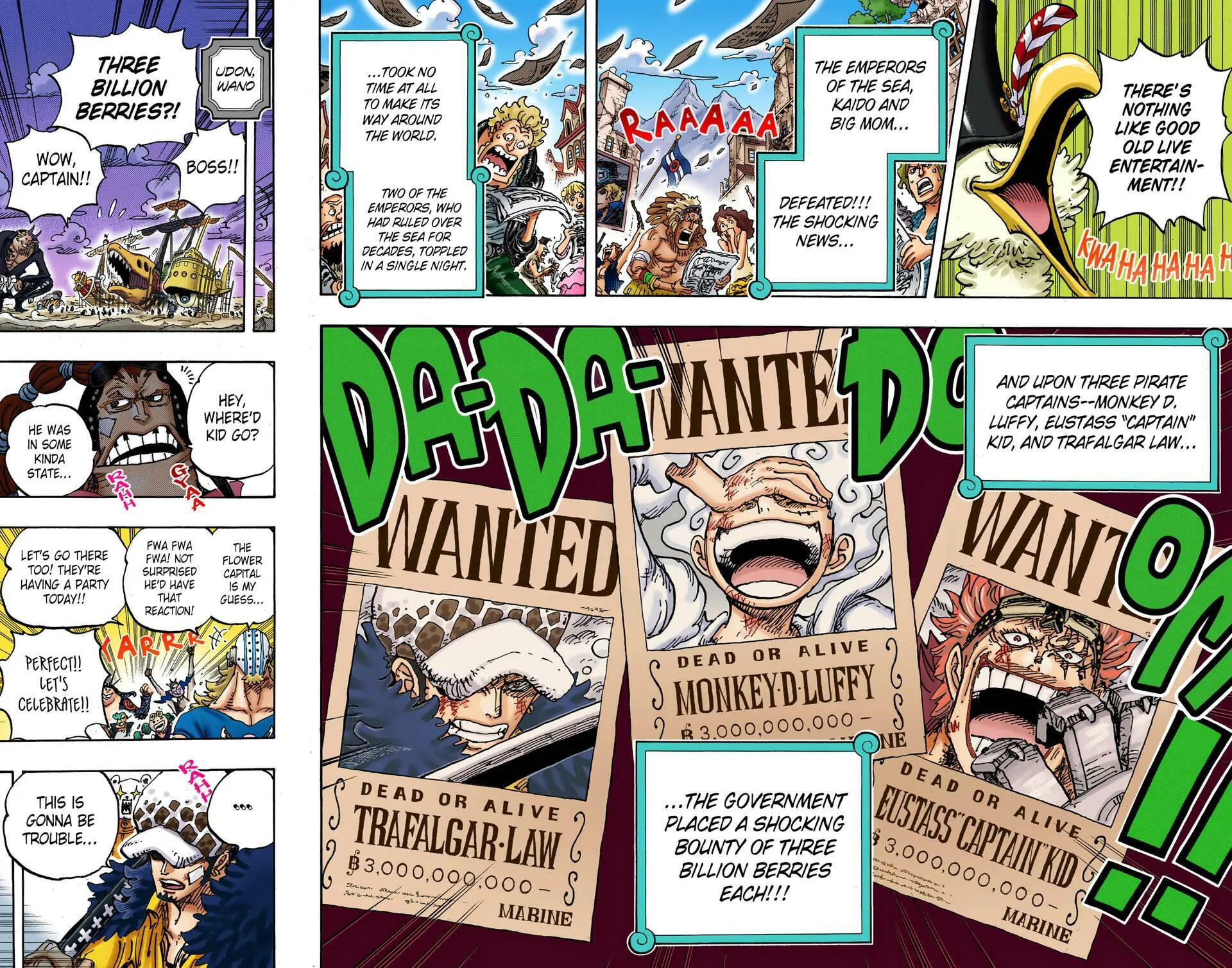 Read One Piece (Colored) chapter 1053 image 3 on Lezhin
