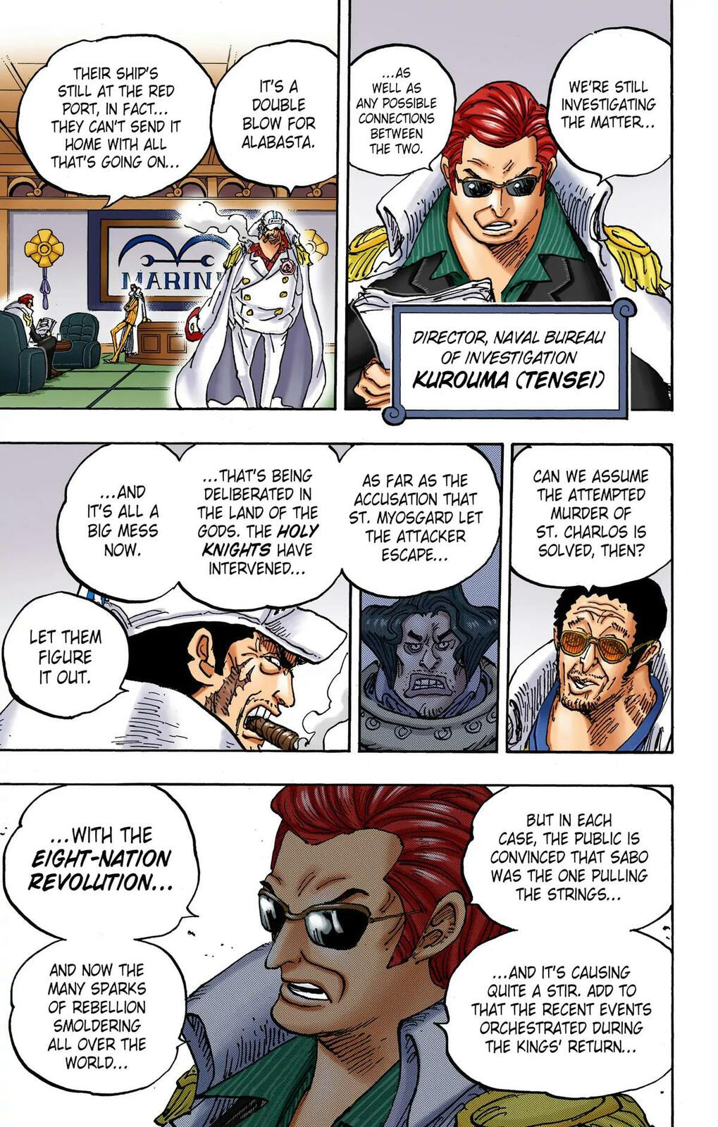 Read One Piece (Colored) chapter 1054 image 14 on Lezhin