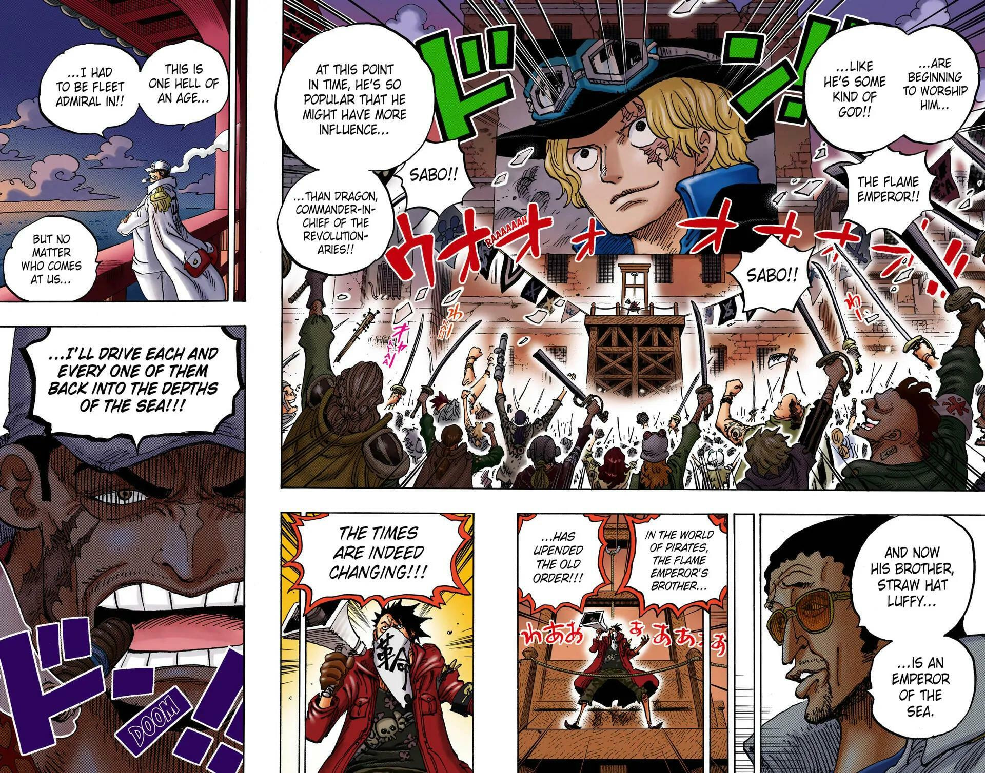 Read One Piece (Colored) chapter 1054 image 15 on Lezhin
