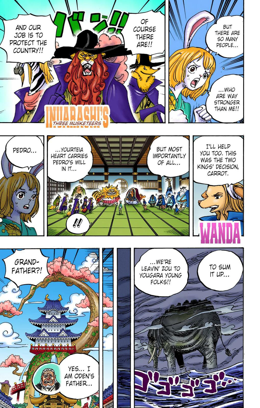 Read One Piece (Colored) chapter 1056 image 10 on Lezhin