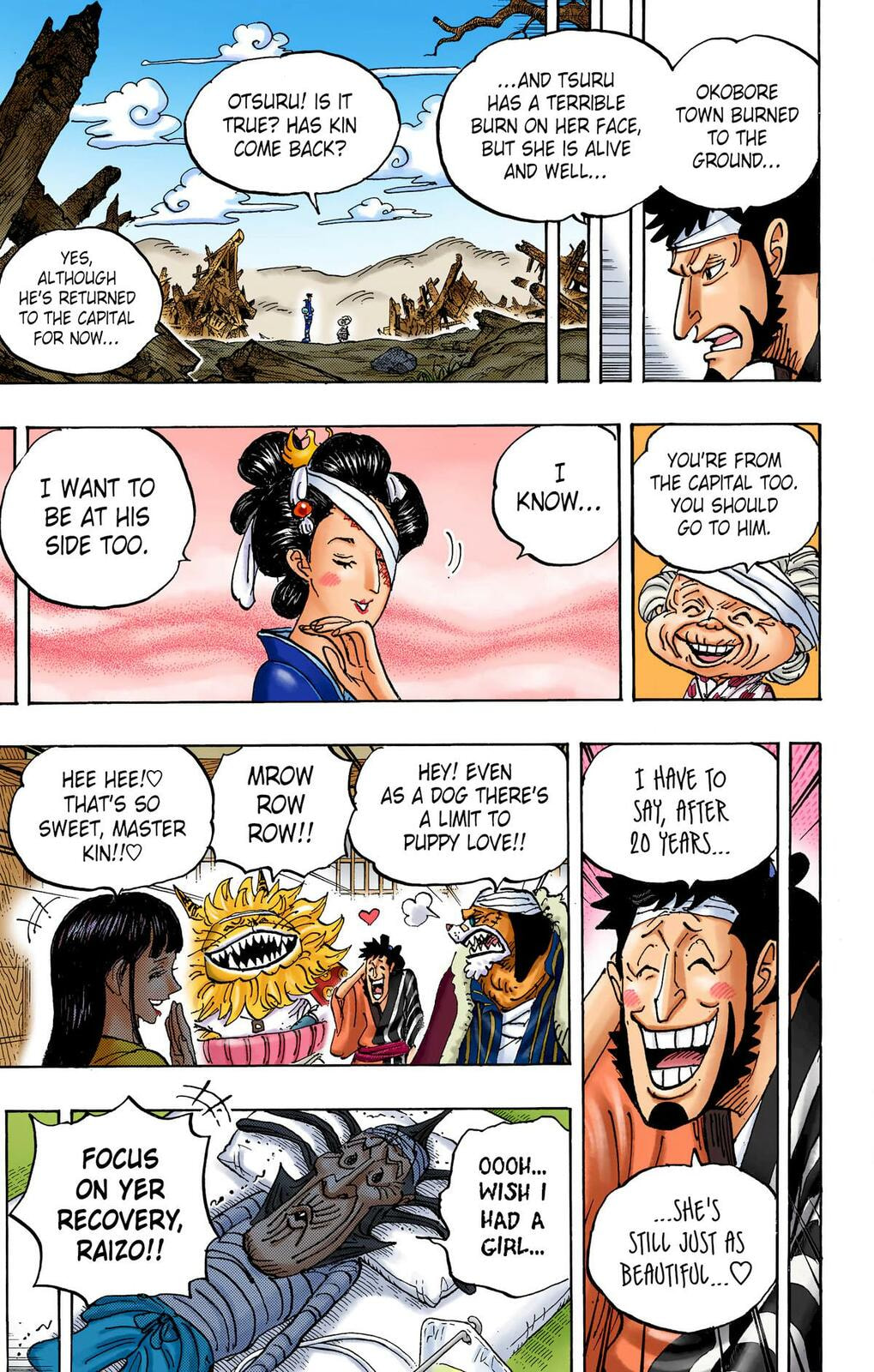Read One Piece (Colored) chapter 1056 image 8 on Lezhin