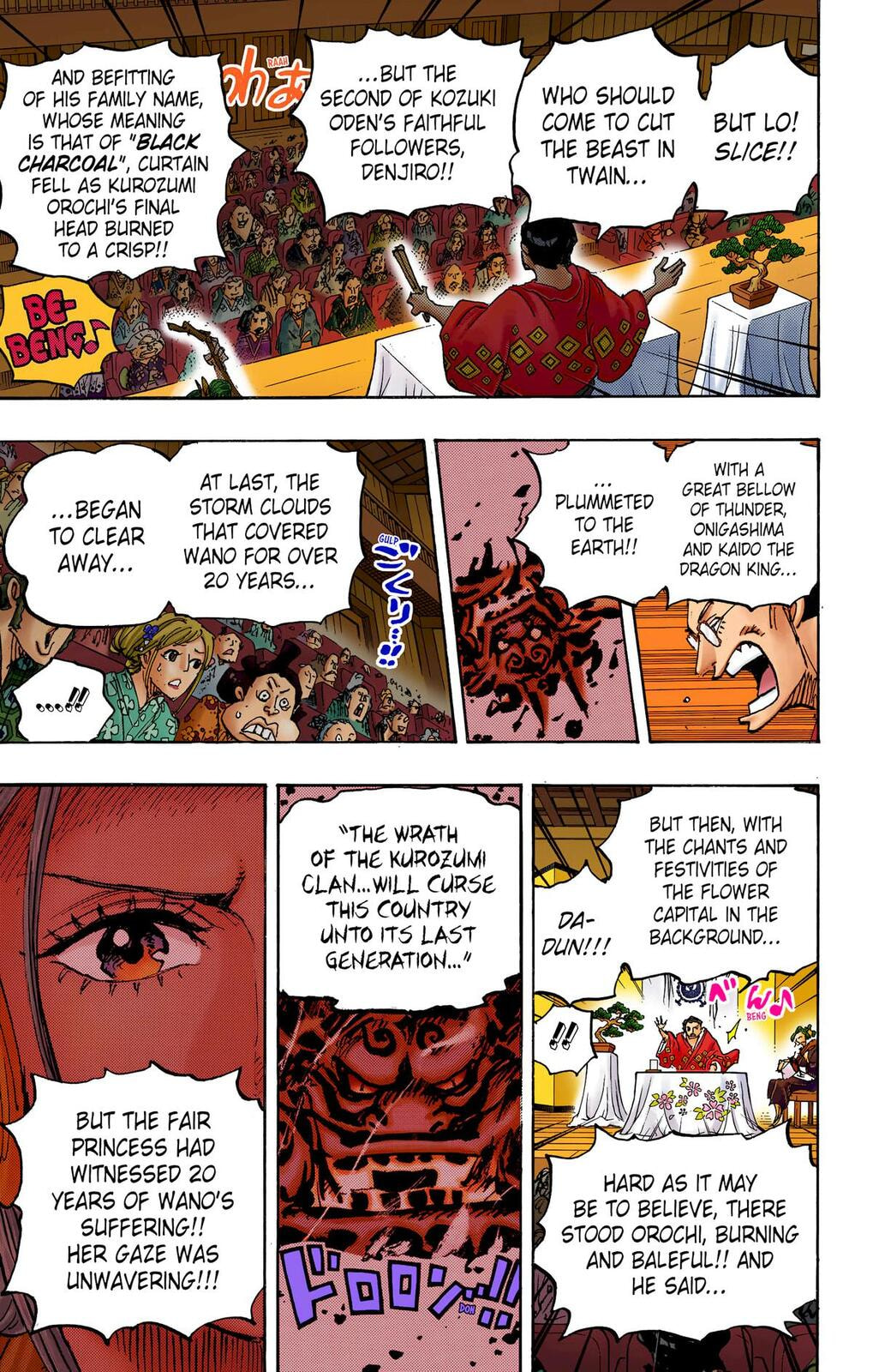 Read One Piece (Colored) chapter 1057 image 12 on Lezhin
