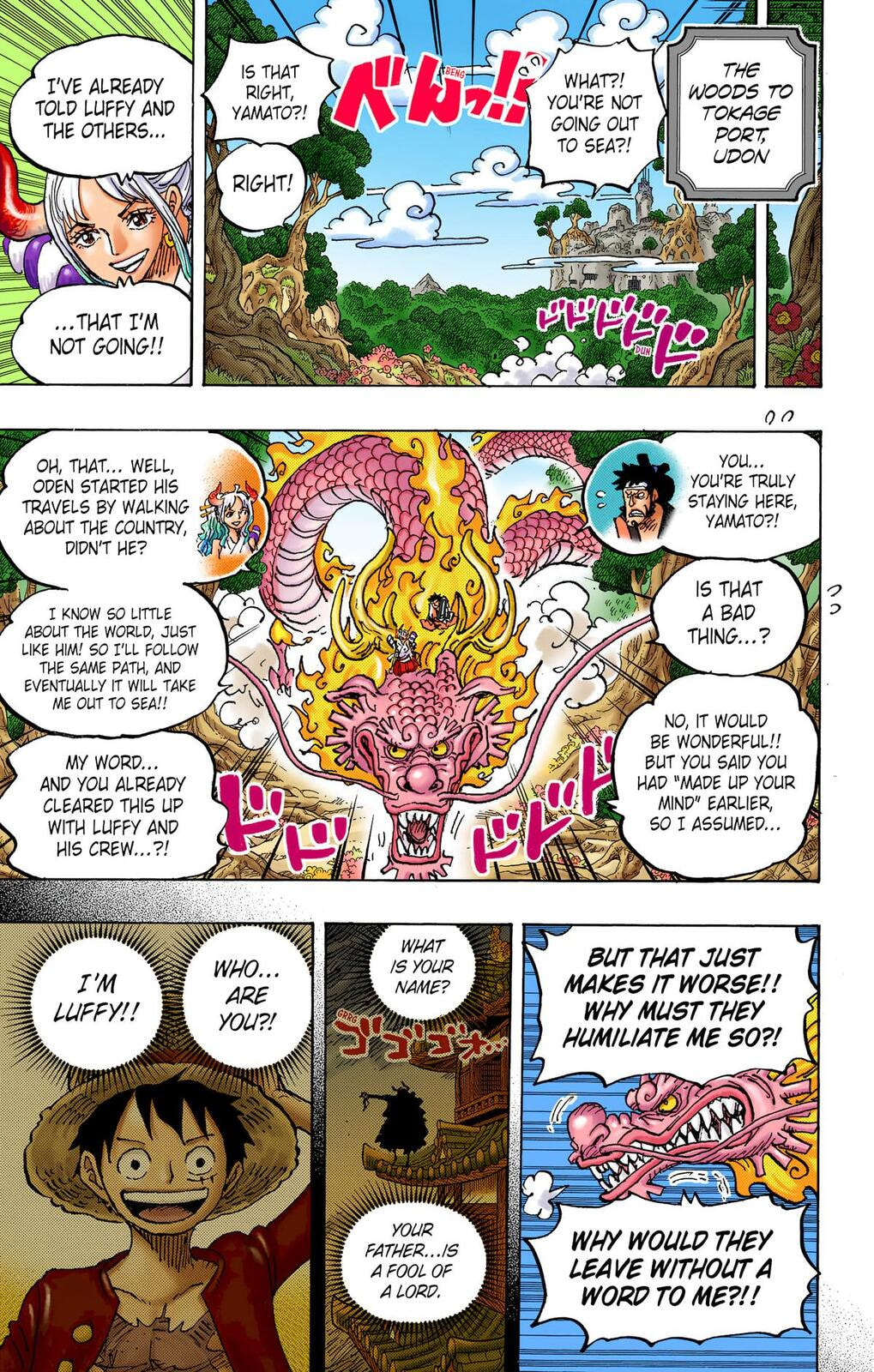Read One Piece (Colored) chapter 1057 image 2 on Lezhin