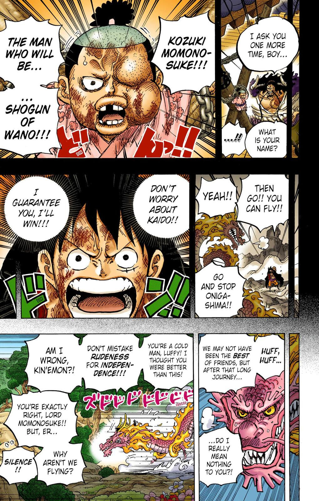 Read One Piece (Colored) chapter 1057 image 4 on Lezhin