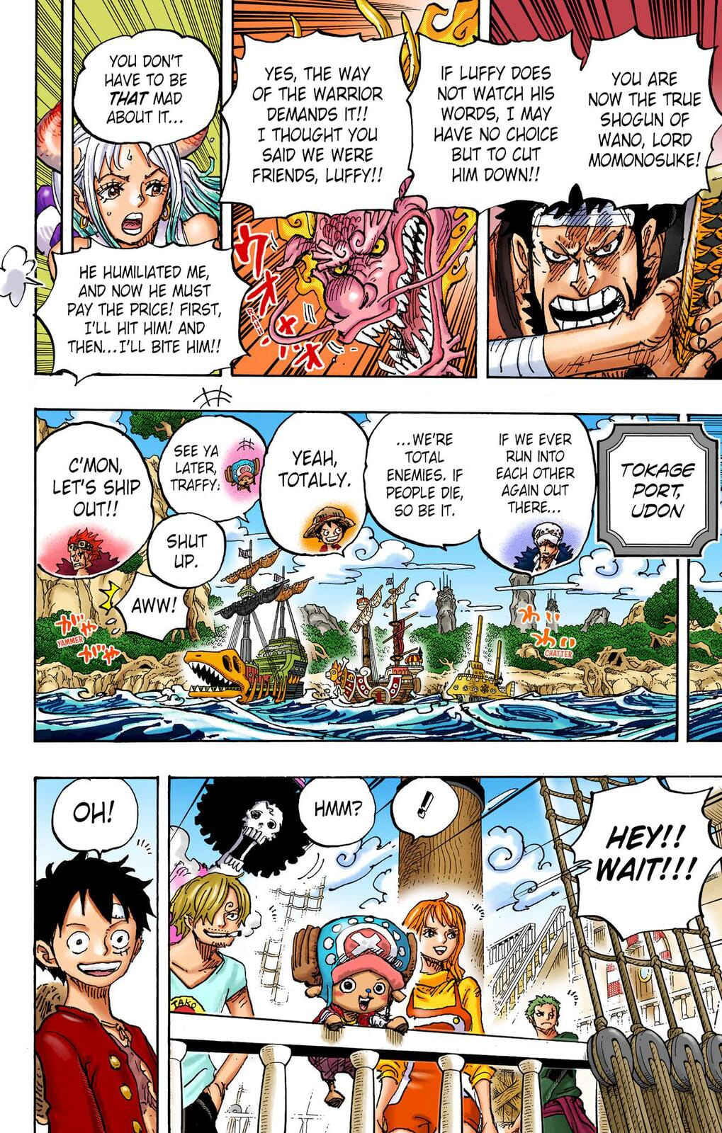 Read One Piece (Colored) chapter 1057 image 5 on Lezhin