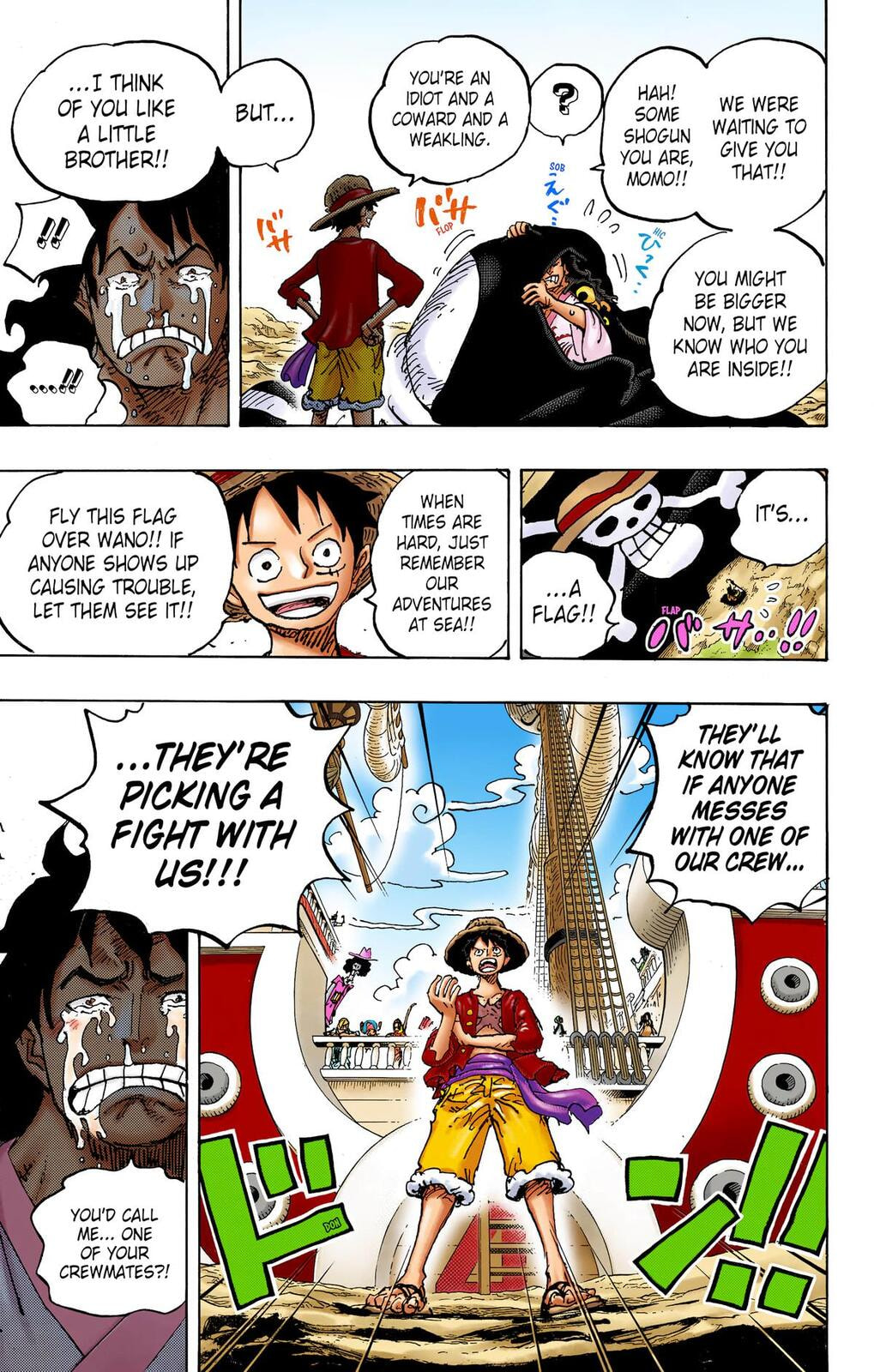 Read One Piece (Colored) chapter 1057 image 8 on Lezhin