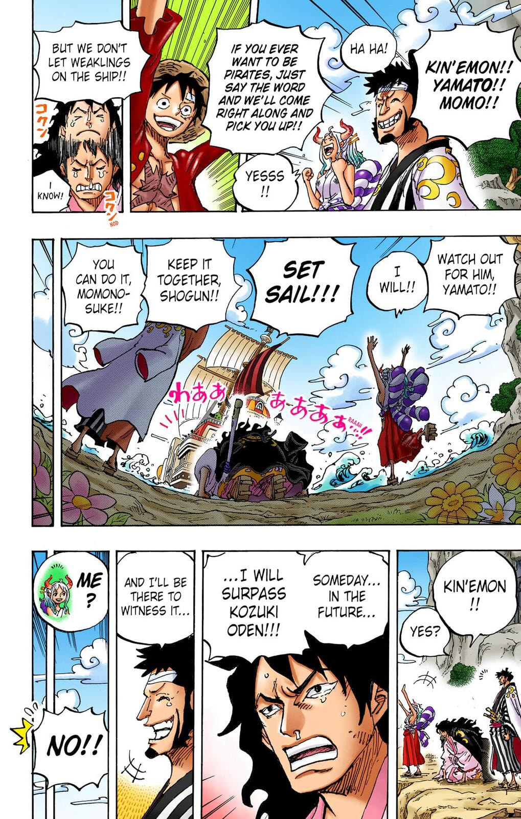 Read One Piece (Colored) chapter 1057 image 9 on Lezhin