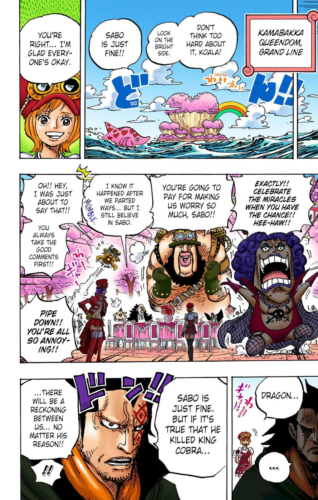 Read One Piece (Colored) chapter 1058 image 14 on Lezhin