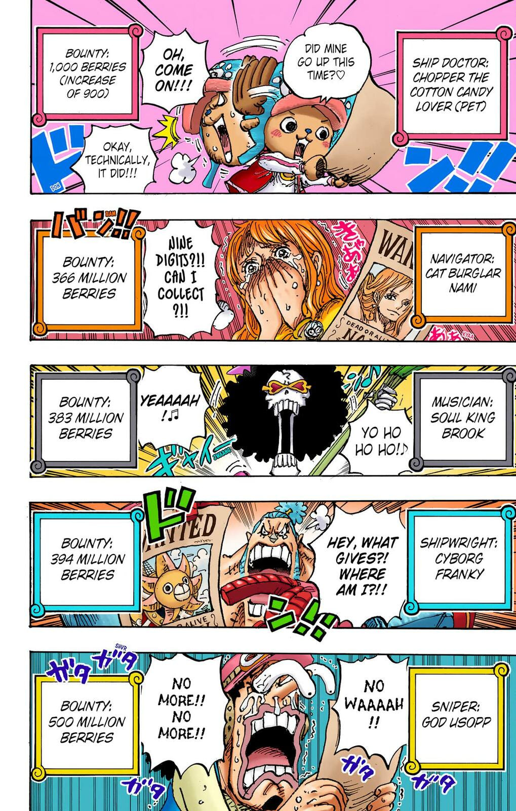 Read One Piece (Colored) chapter 1058 image 3 on Lezhin