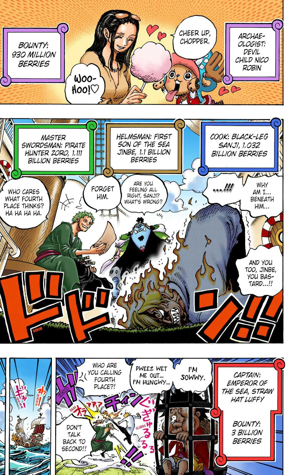 Read One Piece (Colored) chapter 1058 image 4 on Lezhin
