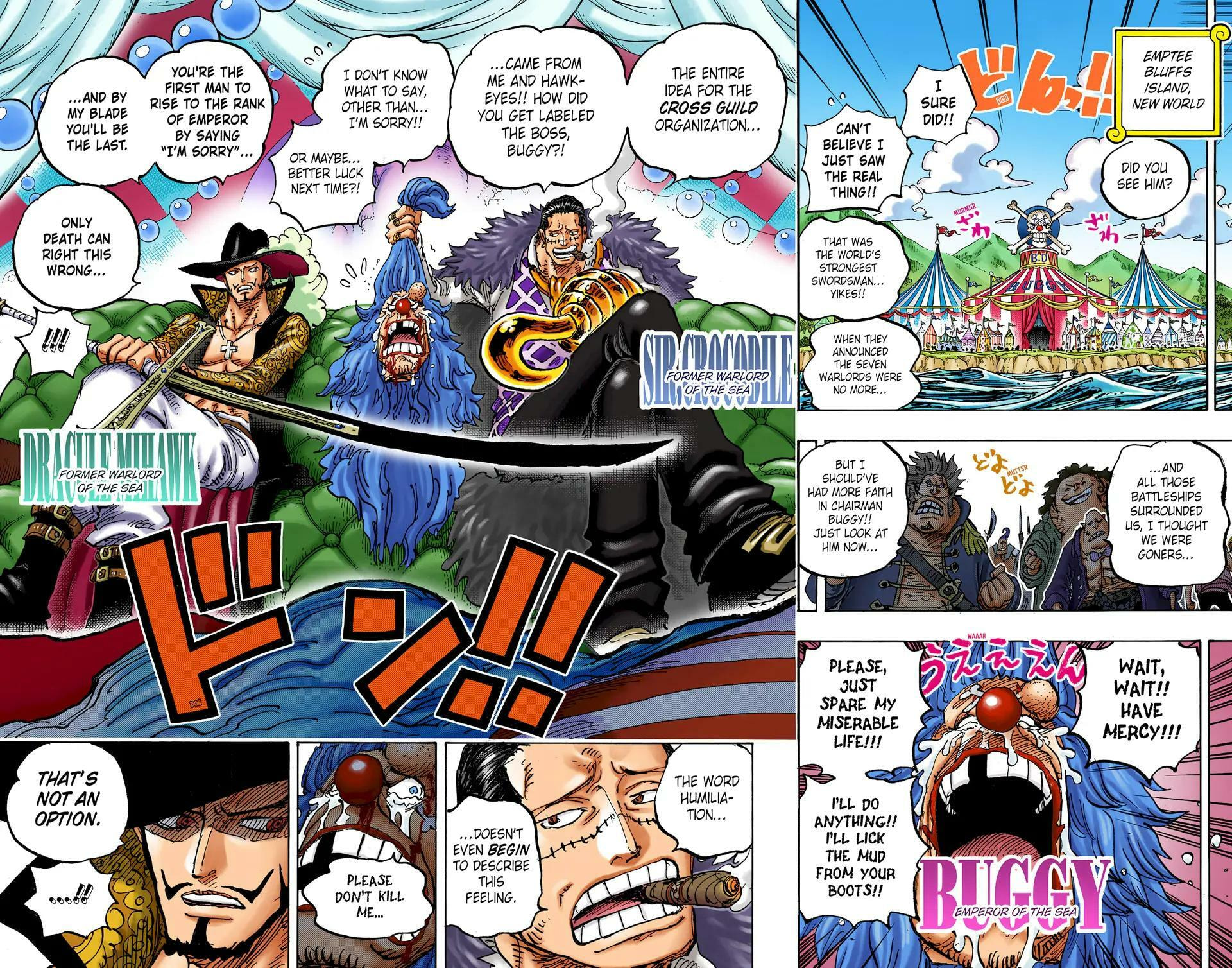 Read One Piece (Colored) chapter 1058 image 5 on Lezhin