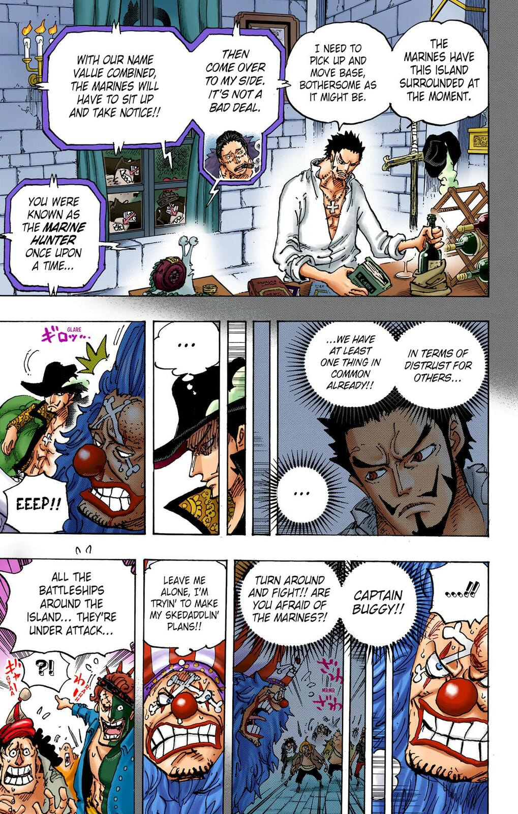 Read One Piece (Colored) chapter 1058 image 7 on Lezhin