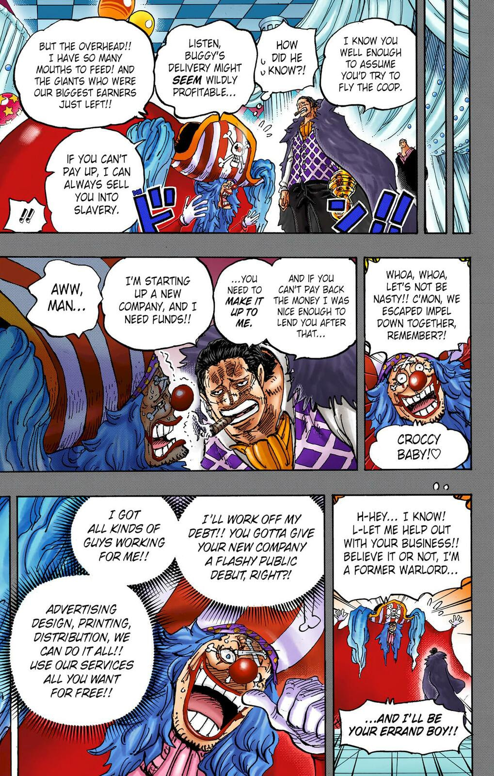 Read One Piece (Colored) chapter 1058 image 9 on Lezhin