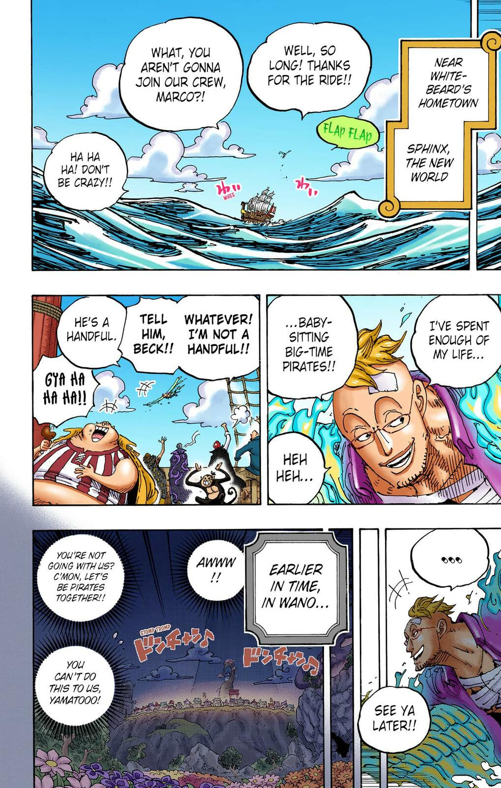 Read One Piece (Colored) chapter 1059 image 1 on Lezhin