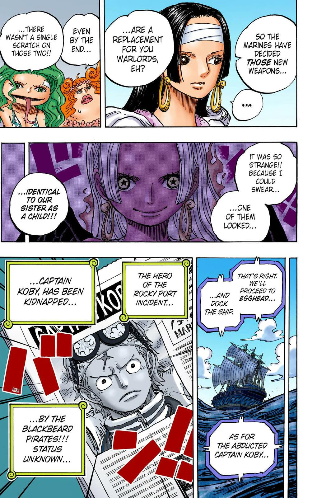 Read One Piece (Colored) chapter 1059 image 15 on Lezhin