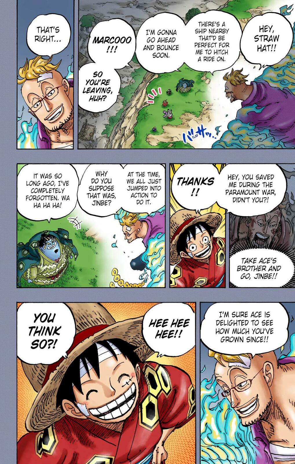 Read One Piece (Colored) chapter 1059 image 3 on Lezhin