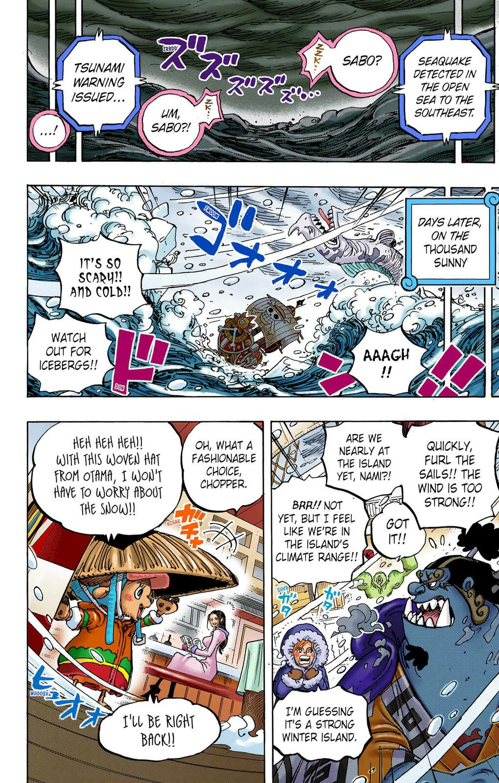 Read One Piece (Colored) chapter 1060 image 13 on Lezhin