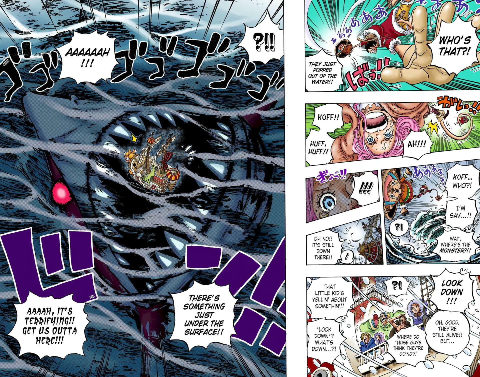Read One Piece (Colored) chapter 1061 image 1 on Lezhin