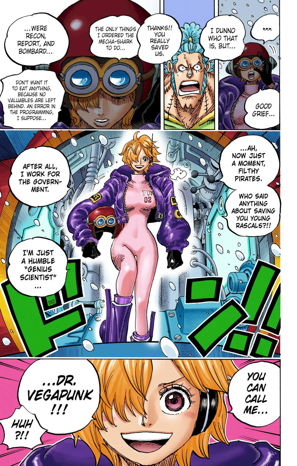 Read One Piece (Colored) chapter 1061 image 12 on Lezhin