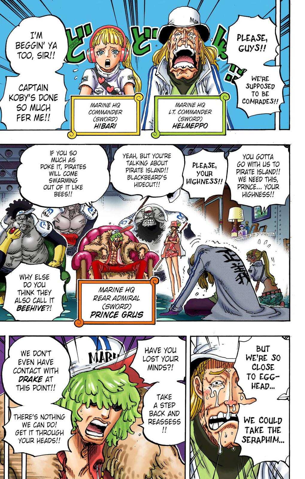 Read One Piece (Colored) chapter 1061 image 8 on Lezhin
