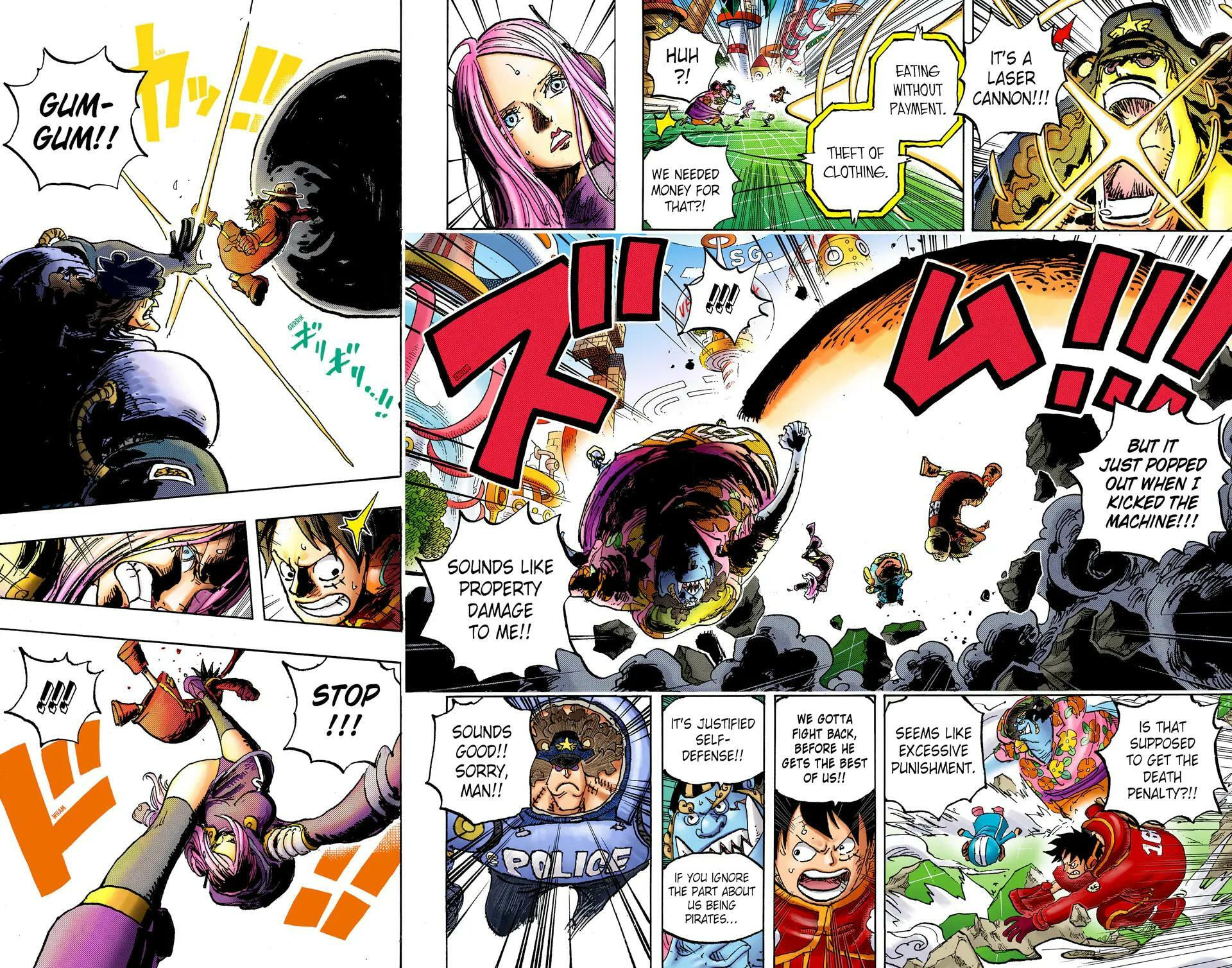 Read One Piece (Colored) chapter 1063 image 5 on Lezhin