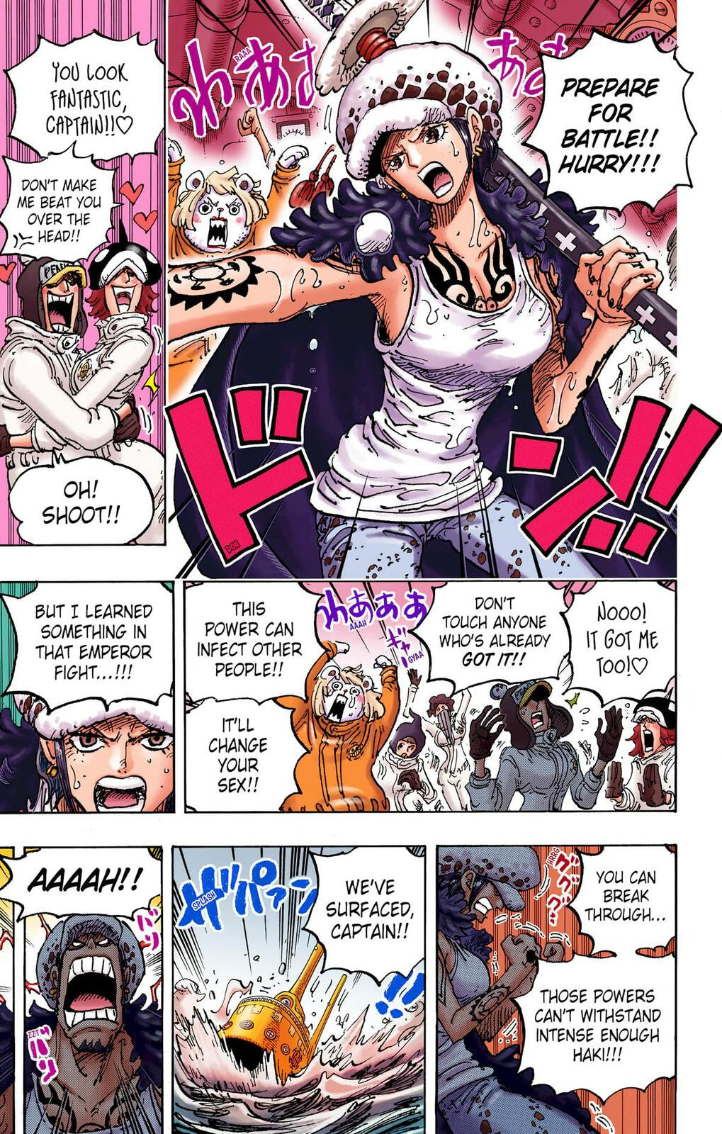 Read One Piece (Colored) chapter 1063 image 9 on Lezhin