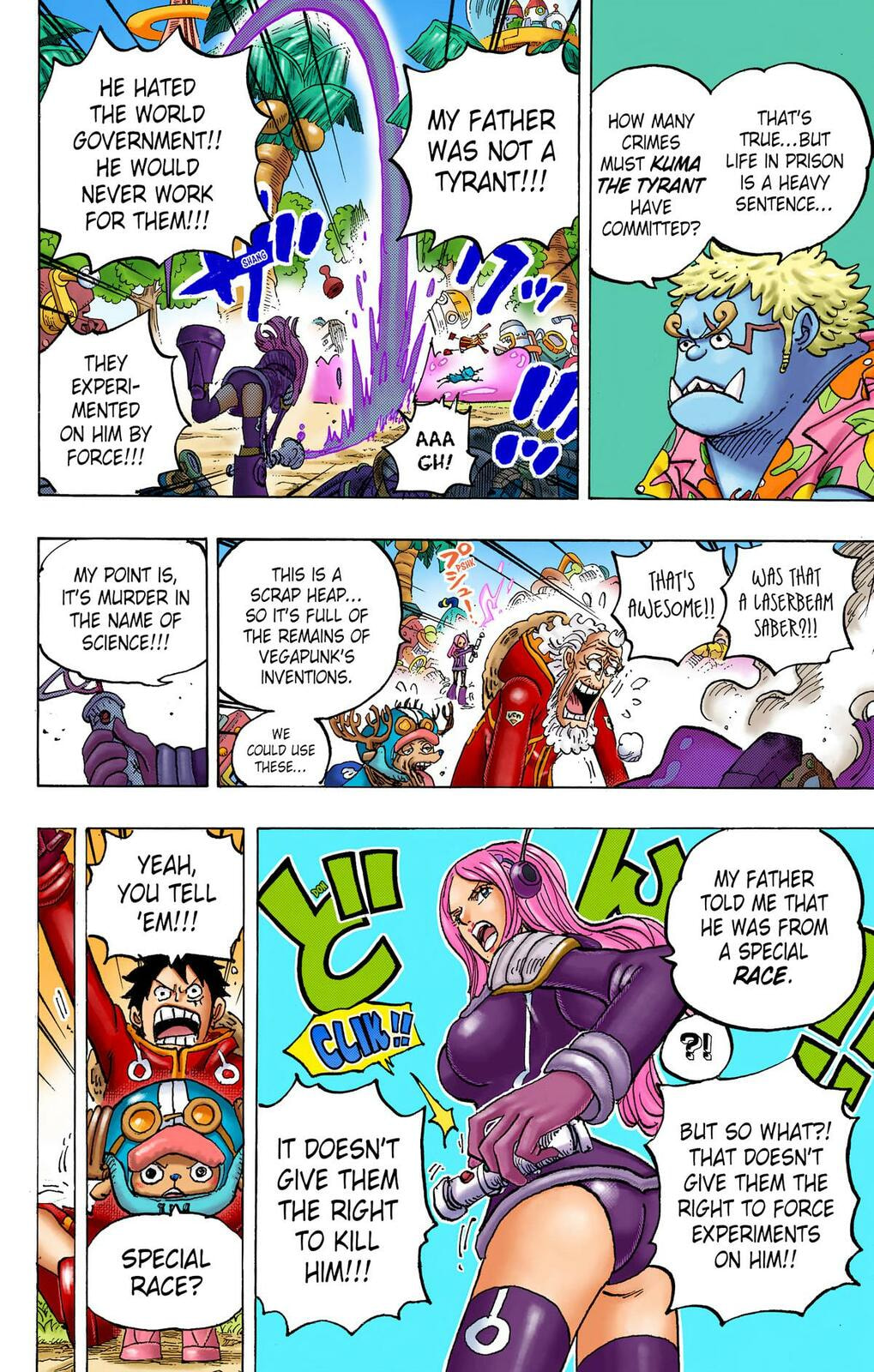 Read One Piece (Colored) chapter 1064 image 10 on Lezhin