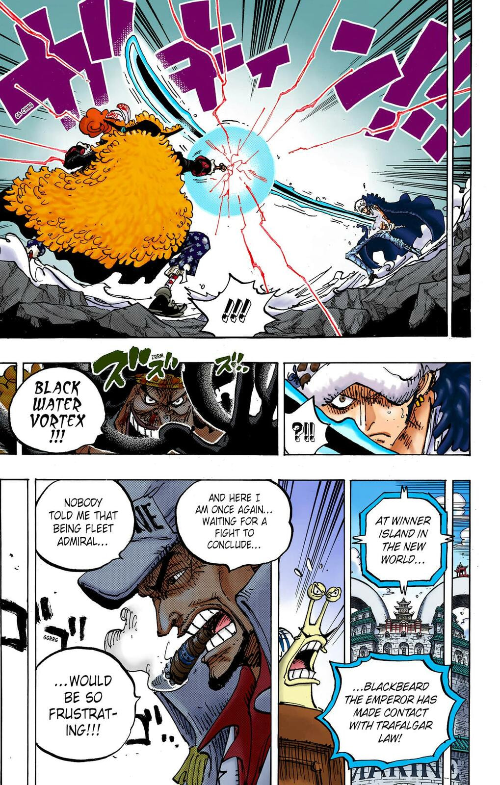 Read One Piece (Colored) chapter 1064 image 7 on Lezhin