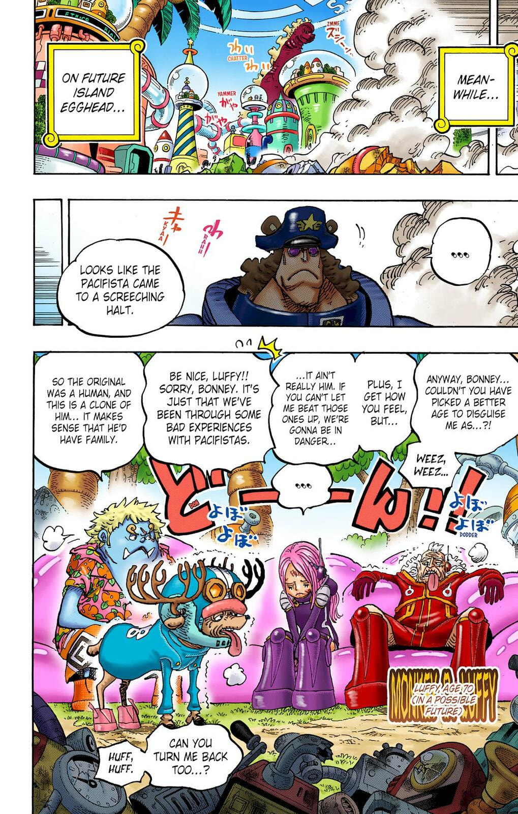 Read One Piece (Colored) chapter 1064 image 8 on Lezhin