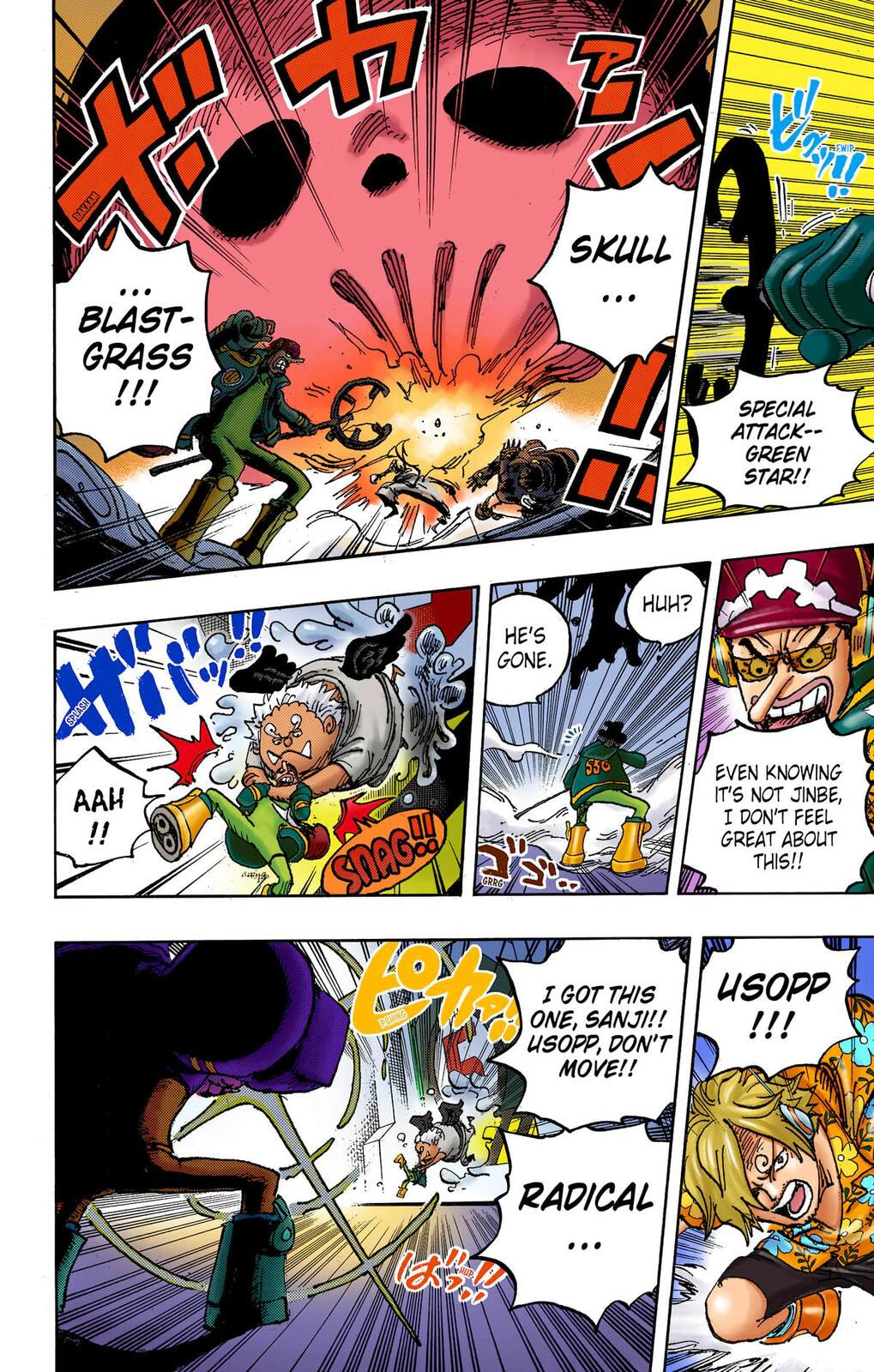 Read One Piece (Colored) chapter 1065 image 10 on Lezhin