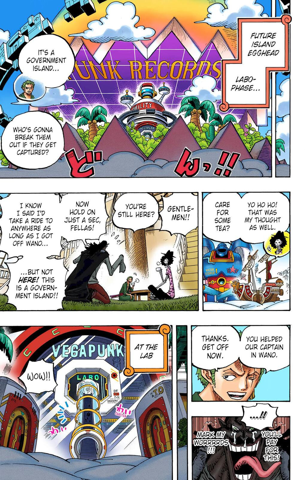 Read One Piece (Colored) chapter 1065 image 2 on Lezhin