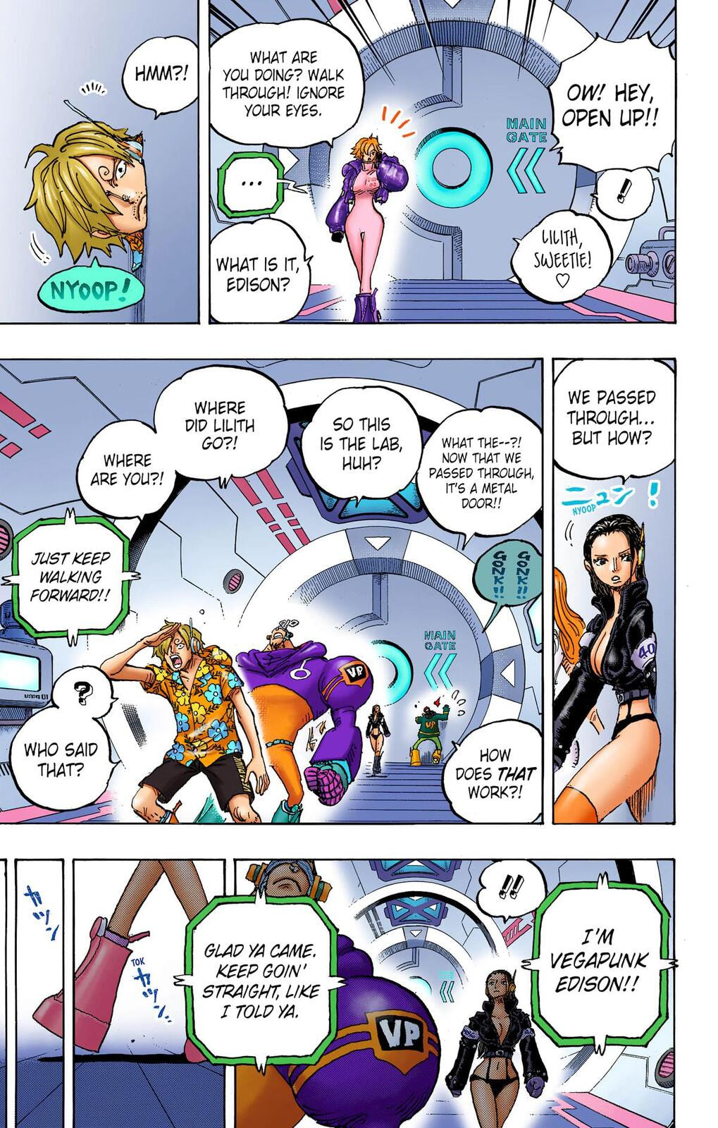 Read One Piece (Colored) chapter 1065 image 4 on Lezhin