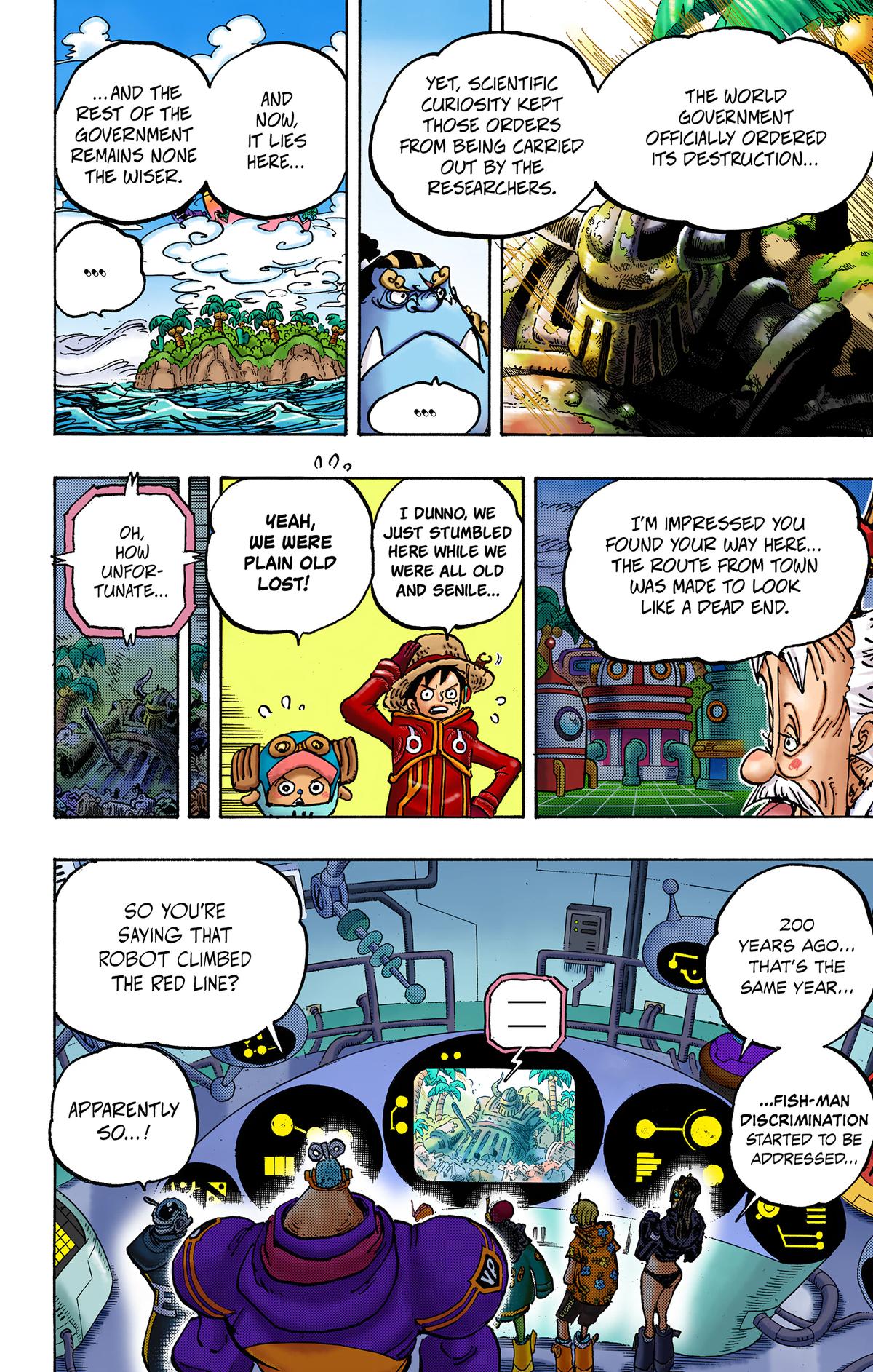 One Piece (Colored) Chapter 1067 page 10 - 