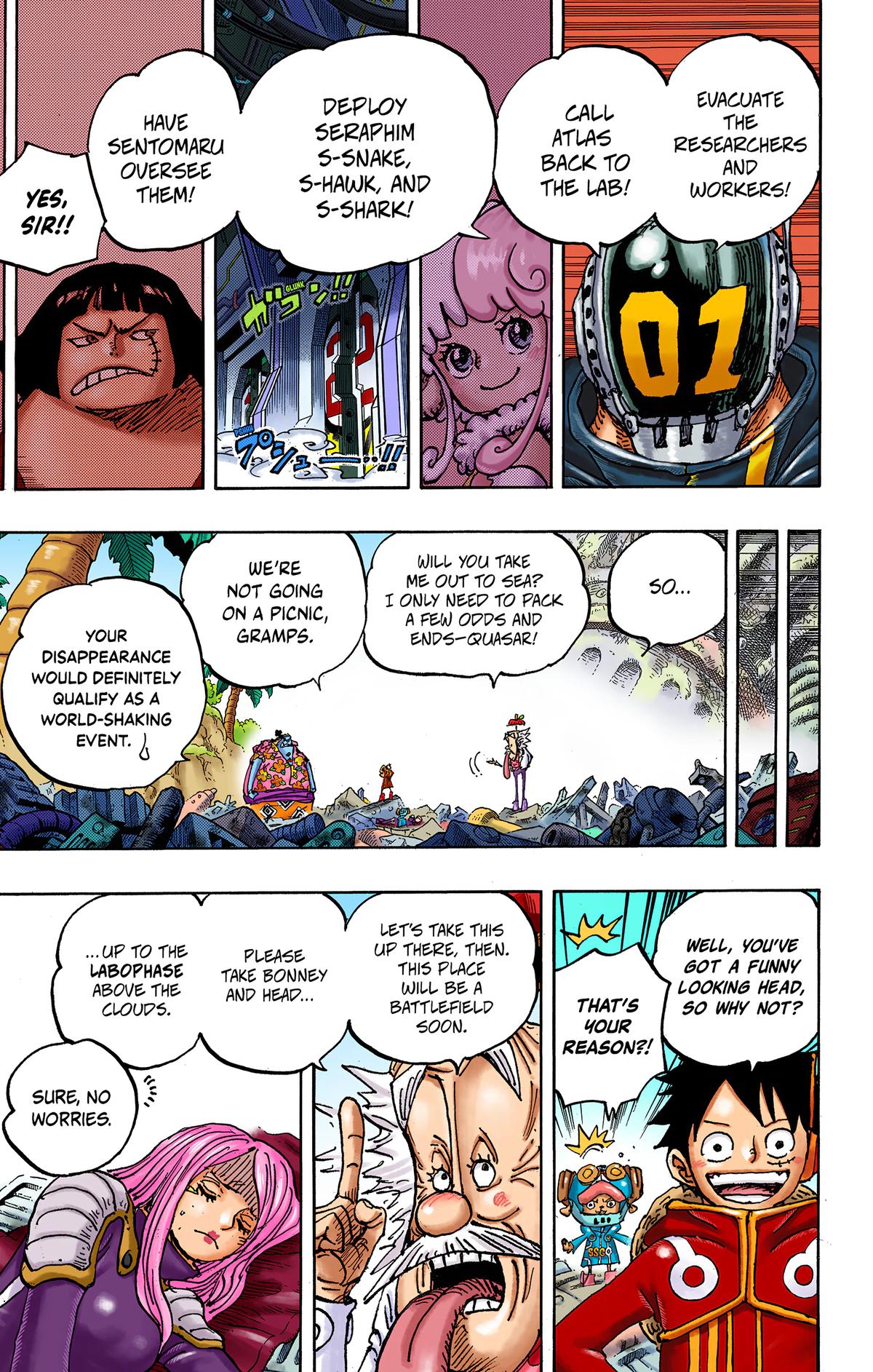 One Piece (Colored) Chapter 1068 page 11 - 