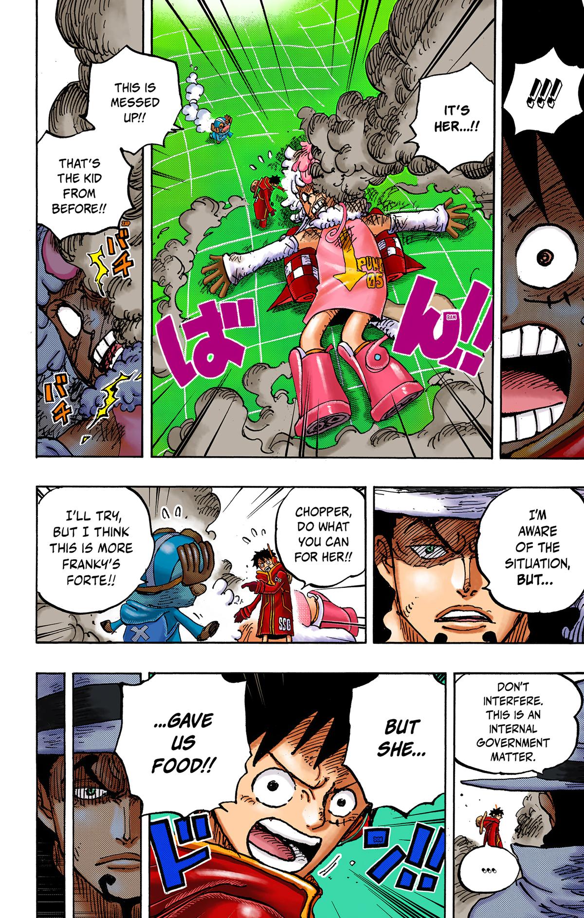 One Piece (Colored) Chapter 1069 page 4 - 